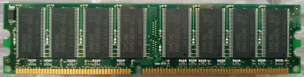 RAM DDR400 samsung M368L2923CUN-CCC 1024Mb PC3200