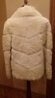 Белая шубка греция кролик барашек