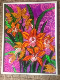 Картина,витраж 30х40 см.ручная работа