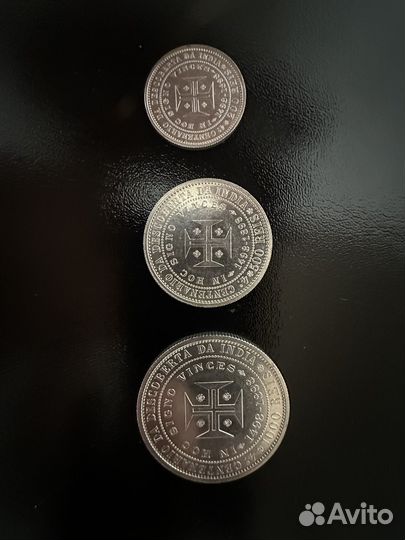 Португалия 1898 год 1000,500, 200 рейс