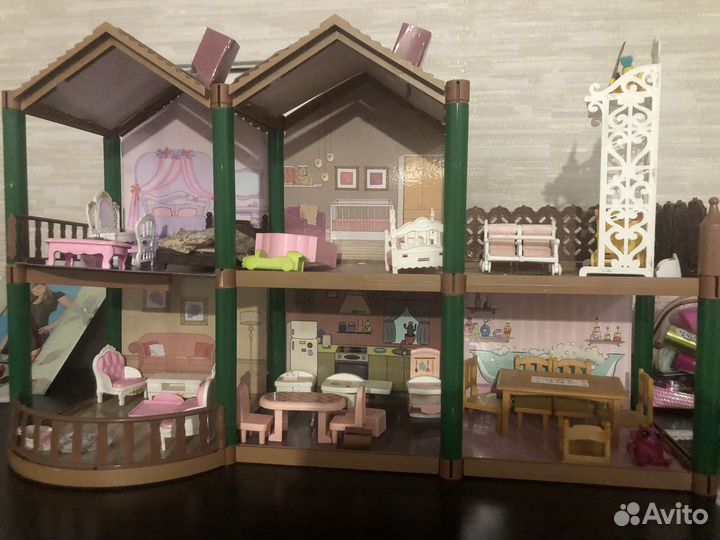 Набор мебели для домика и мышата