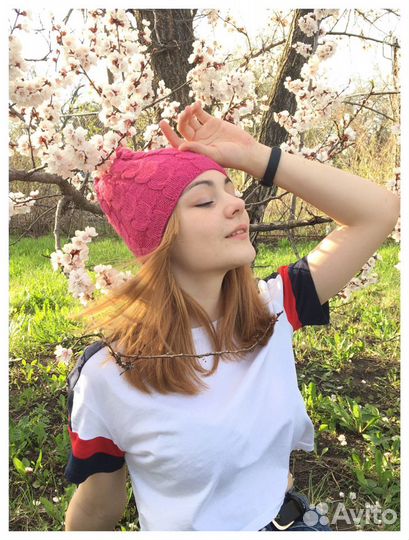 Шапка бини женская