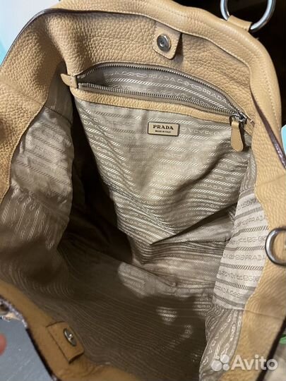 Сумка женская prada натуральная кожа