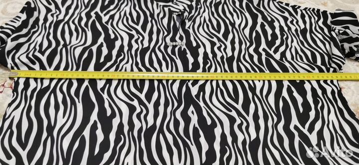 Блуза женская синяя 56 58