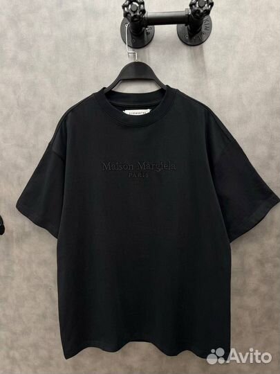 Футболка черная Maison Margiela