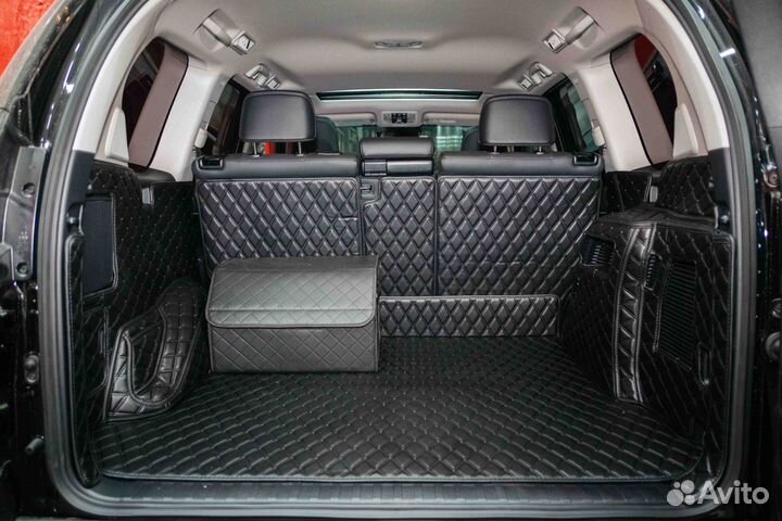 3Д коврики в багажник Toyota LC Prado 150