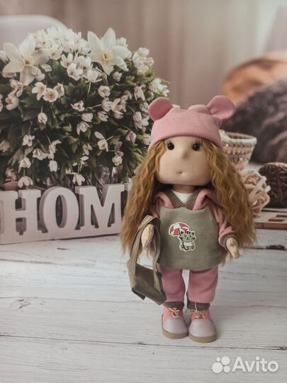 Текстильная игровая кукла