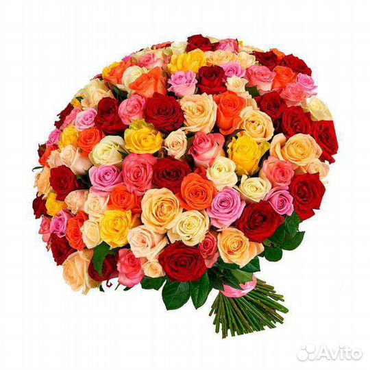 Букет из 101 розы микс