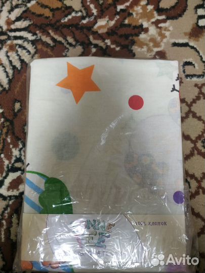 Простынь на резинке детская 60на 120