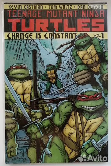 Комикс. Черепашки Ниндзя. Том 1. (Англ)