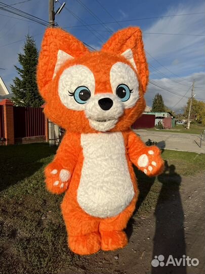 Ростовая кукла Лиса поздравление нА дР Аниматор