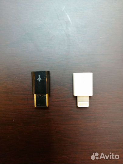 Переходник адаптер с микро USB на тип С или 8-pin