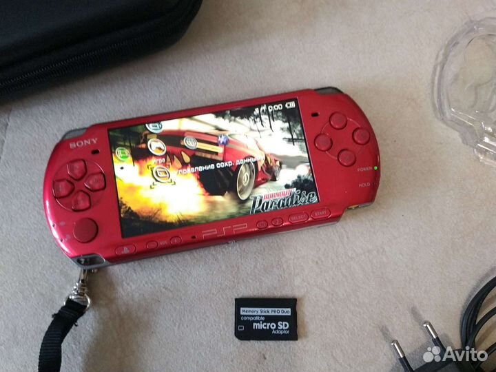 Sony 64 gb red красная