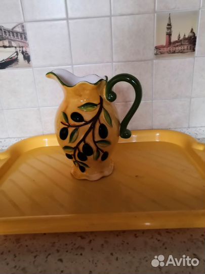 Набор жёлтой посуды