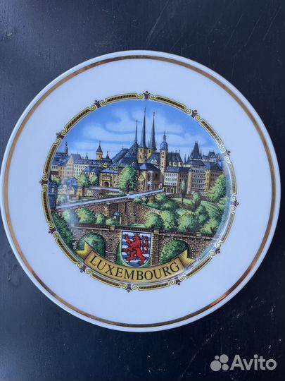 Тарелки настенные Бельгия, Люксембург и др