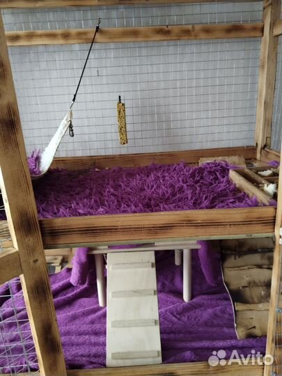 Клетка для грызунов большая деревянная