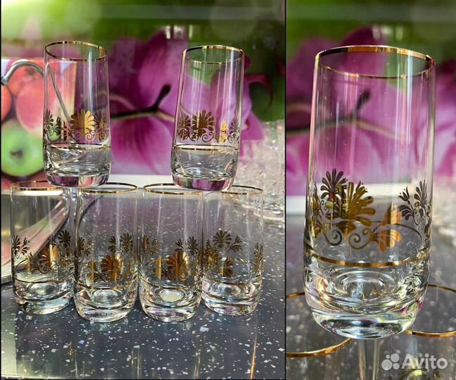 Бокалы Фужеры Рюмки Хрусталь СССР