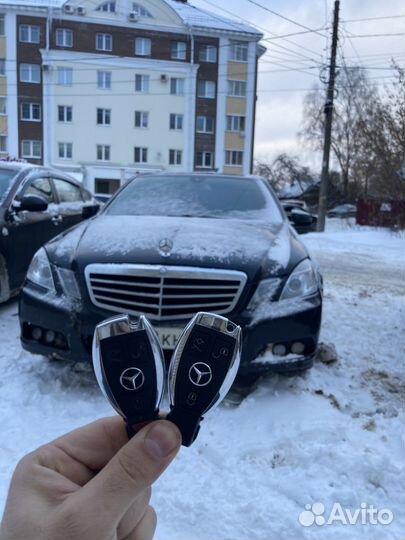 Блокиратор руля Mercedes, ключ