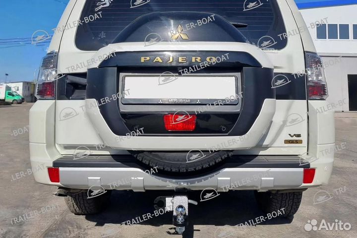 Фаркоп Mitsubishi Pajero IV 2006-XX, под квадрат, 49188