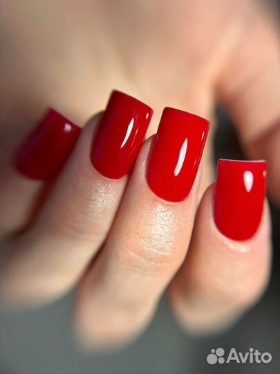 Маникюр наращивание ногтей