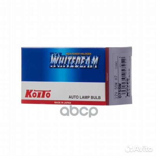 Лампа высокотемпературная Koito Whitebeam H7 12V