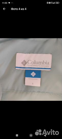 Пуховик зимний женский 42 44 голубой