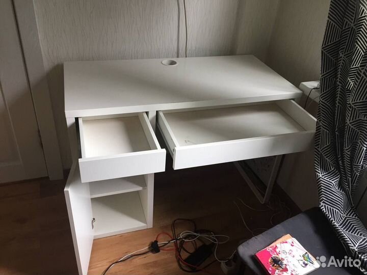 Стол письменный IKEA mikke белый