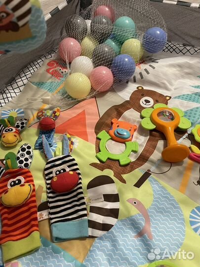 Детский игровой коврик складной