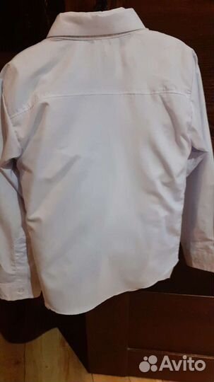 Рубашка белоснежная на мальчика