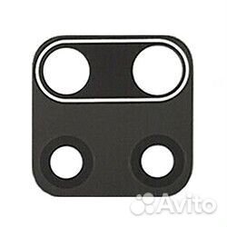 Стекло камеры для Xiaomi Redmi Note 9 (черный)