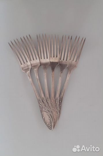 Мельхиоровые вилки СССР