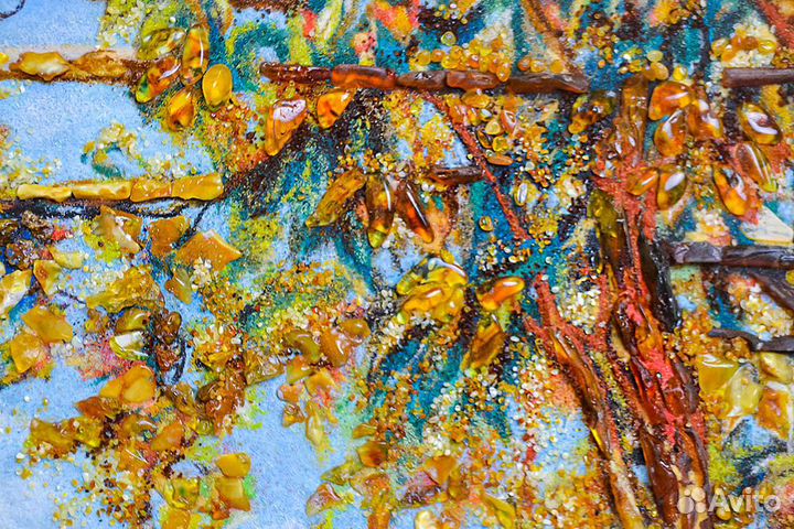 Картина из янтаря на заказ 