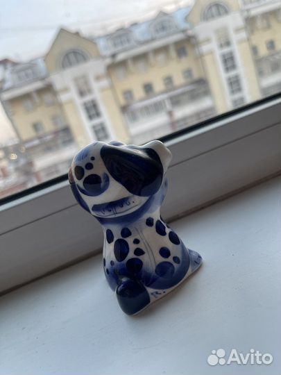 Фигурка Гжель «Собака»