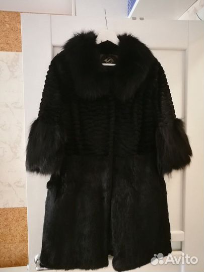 Шуба кролик песец