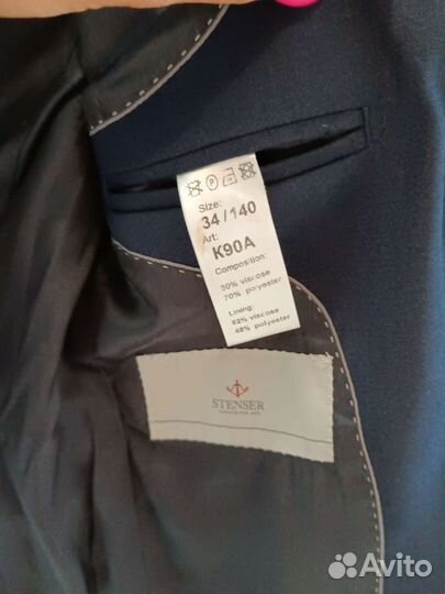 Пиджак для мальчика 140