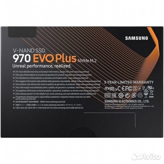 Новый SSD диск samsung M.2 970 EVO Plus 1000 Гб