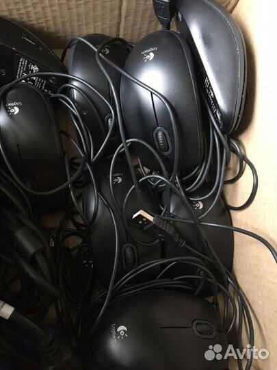 Клавиатура Logitech K200 + мышка Logitech