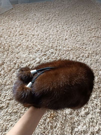 Шапка норковая женская бу