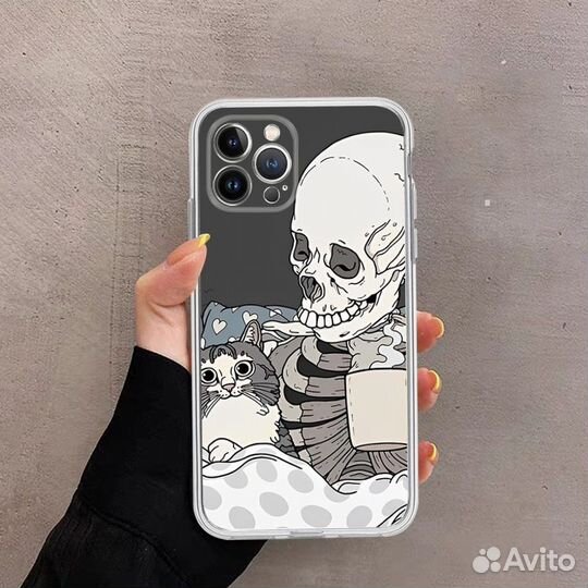 Чехол на iPhone 11 с принтом силикон