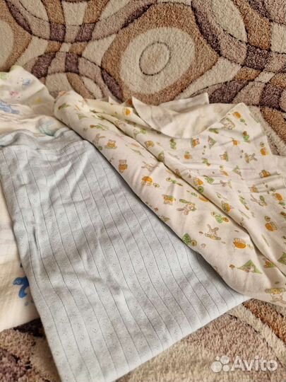 Пелёнки, пледы, одеяло