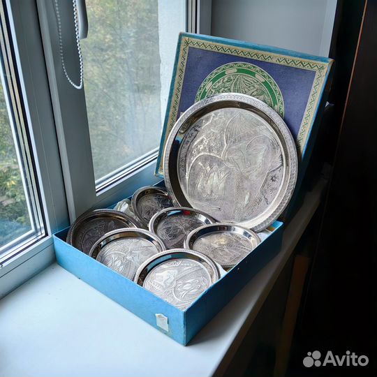 Десертный набор Каменный цветок СССР пищевой алюм