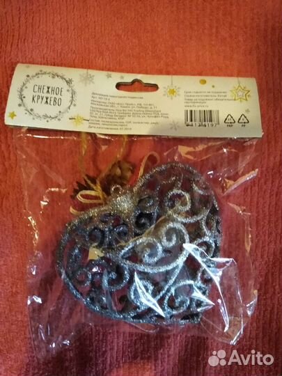 Декорация новогодняя подвесная