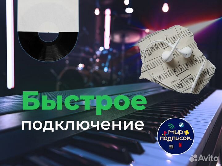 Spotify premium 1/3/6/12 постоплата