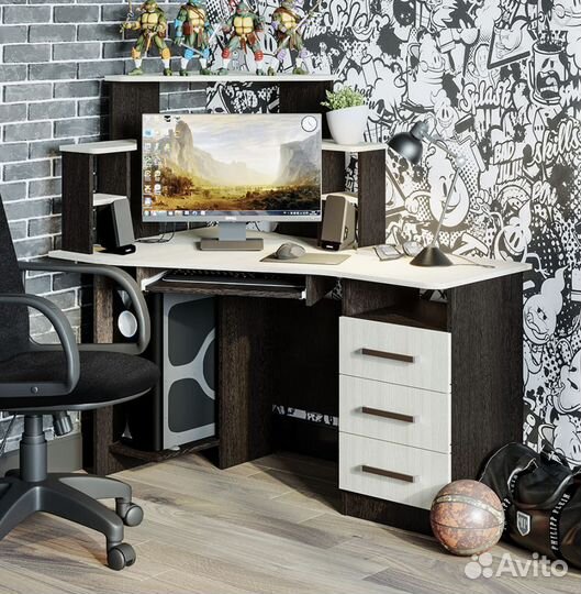 Угловой Компьютерный стол Каспер BTS