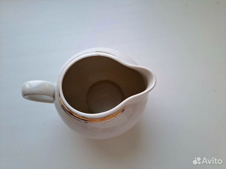 Молочник сливочник Первомайский фарфор