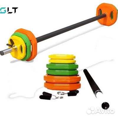 Бодипамп (штанга для аэробики) GLT Fitness 20 кг