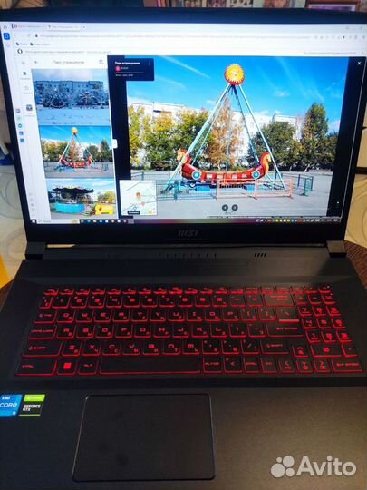 Игровой ноутбук msi katana gf76