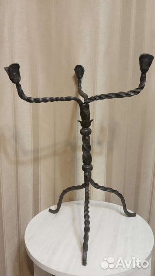 Подсвечник кованый