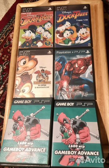 Игры на psp, коробка, диск
