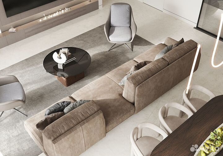 Дизайн интерьера, лофт / минимализм / неоклассика